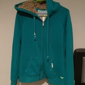 Roxy Turquoise hooded jacket